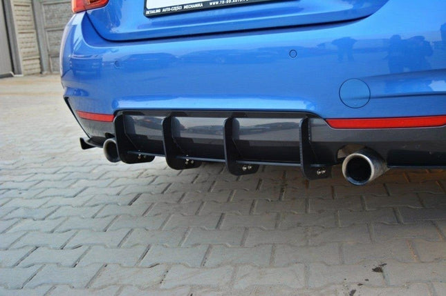 Diffuser och bakre sidosplitters för BMW 4-serie M-Paket F32/F36/F33
