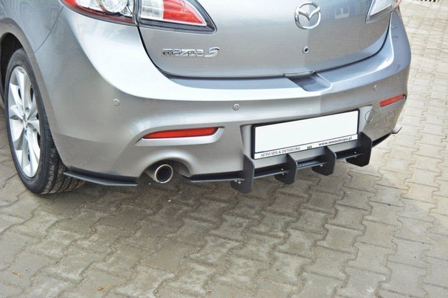 Diffuser och bakre sidosplitters för Mazda 3 MK2 Sport (före facelift)