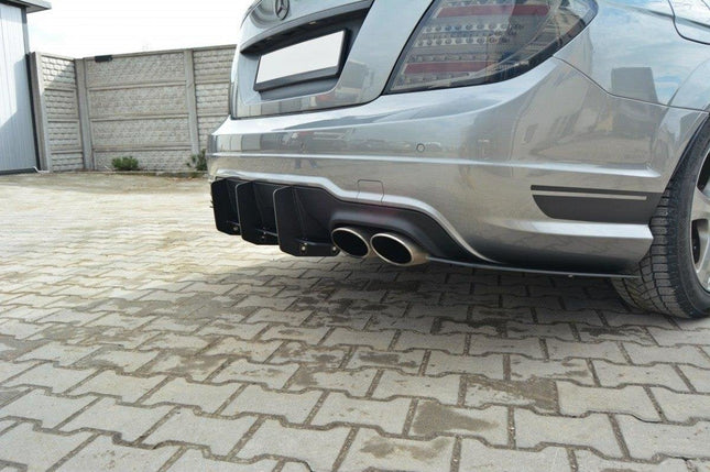Diffuser och bakre sidosplitters för Mercedes C-Klass AMG-Line W204/S204