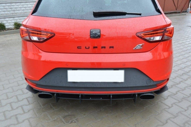 Diffuser och bakre sidosplitters för Seat Leon III Cupra