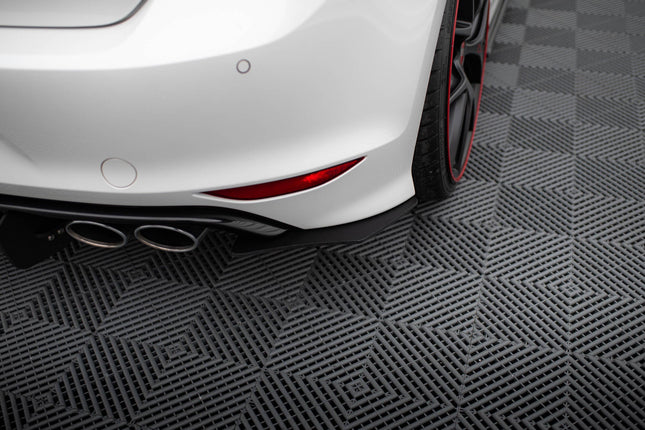 Diffuser och bakre sidosplitters för VW Golf 7 R Hatchback