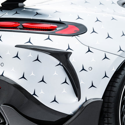 Bakre stötfångarfenor i prepreg-kolfiber för Mercedes GT 63/55/63 S E Performance C192