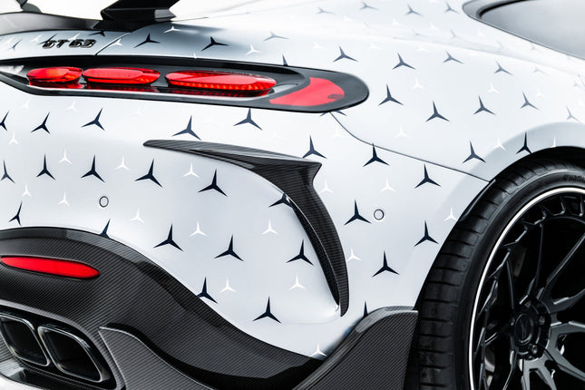 Bakre stötfångarfenor i prepreg-kolfiber för Mercedes GT 63/55/63 S E Performance C192