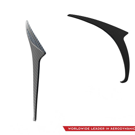 Bakre stötfångarfenor i prepreg-kolfiber för Mercedes GT 63/55/63 S E Performance C192
