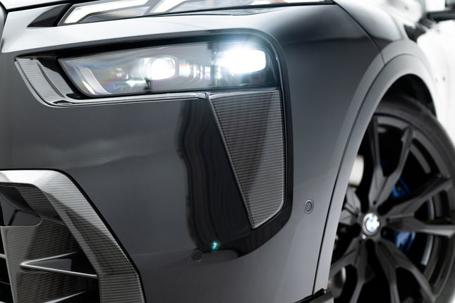 Luftintag till frontstötfångare i prepreg-kolfiber för BMW X7 M-Paket G07 Facelift
