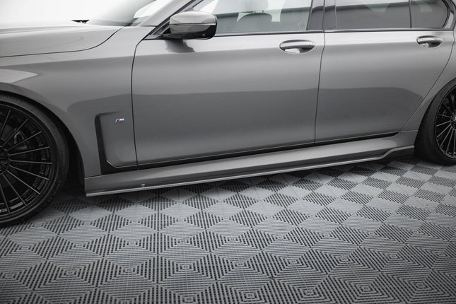 Sidokjolar i prepreg-kolfiber för BMW 7-serie M-Paket G11 Facelift