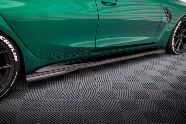 Sidokjolar i prepreg-kolfiber för BMW M3 G80/G81