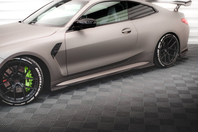 Sidokjolar i prepreg-kolfiber för BMW M4 G82/G82 Facelift