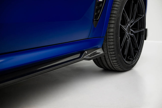 Sidokjolar i prepreg-kolfiber för BMW X5 M-Paket G05 Facelift