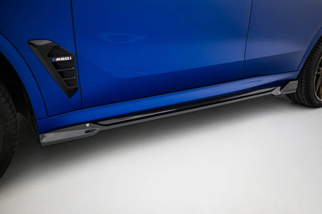 Sidokjolar i prepreg-kolfiber för BMW X5 M-Paket G05 Facelift
