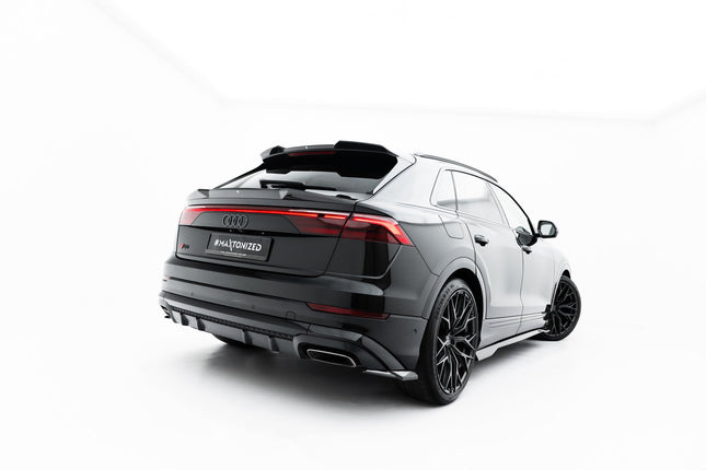 Bakre sidosplitters i prepreg-kolfiber för Audi Q8 S-Line/SQ8 MK1 Facelift
