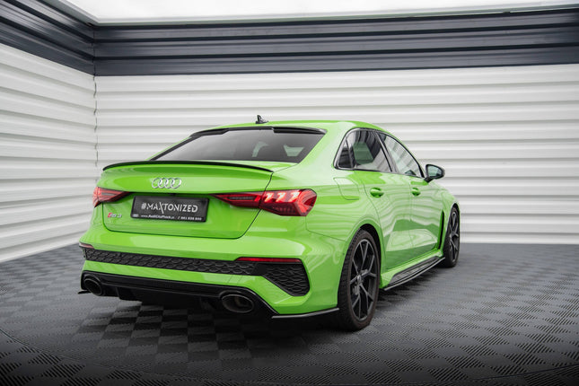 Bakre sidosplitters i prepreg-kolfiber för Audi RS3 Sedan 8Y