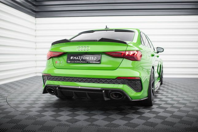 Bakre sidosplitters V.2 i prepreg-kolfiber för Audi RS3 Sedan 8Y