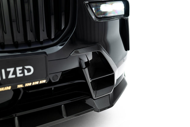Sidoventiler till frontstötfångare i prepreg-kolfiber för BMW X7 M-Paket G07 Facelift