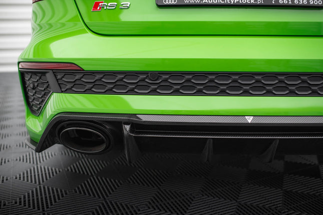 Diffuser i prepreg-kolfiber för Audi RS3 8Y