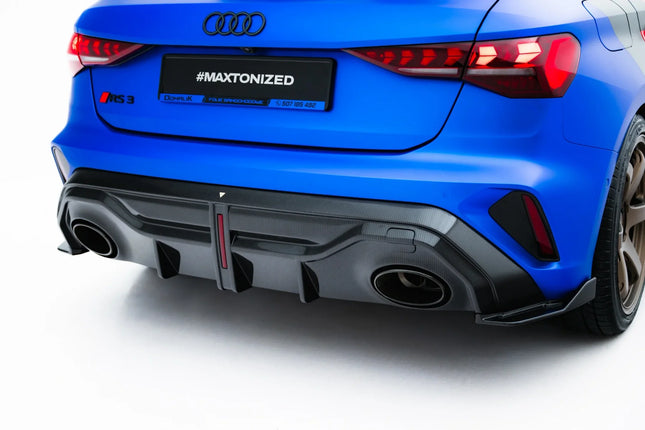 Diffuser i prepreg-kolfiber för Audi RS3 Sportback 8Y Facelift