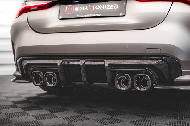 Diffuser i prepreg-kolfiber för BMW M4 G82/G82 Facelift