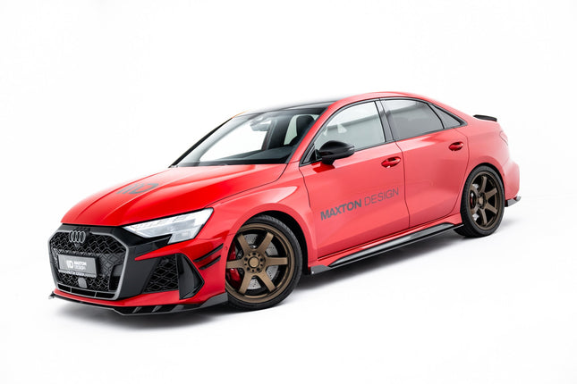 Splitterset i prepreg-kolfiber för Audi RS3 Sedan 8Y Facelift