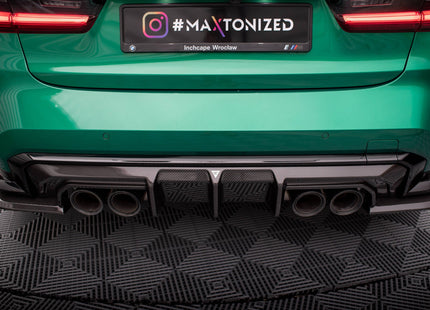Splitterset i prepreg-kolfiber för BMW M3 G80 Sedan