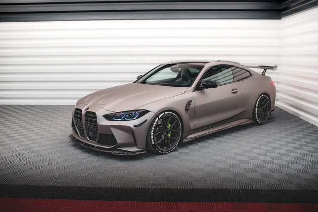 Splitterset i prepreg-kolfiber för BMW M4 Coupé G82/G82 Facelift