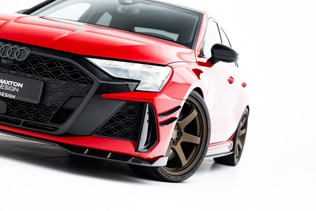 Frontsplitter i prepreg-kolfiber för Audi RS3 Sedan/Sportback 8Y Facelift