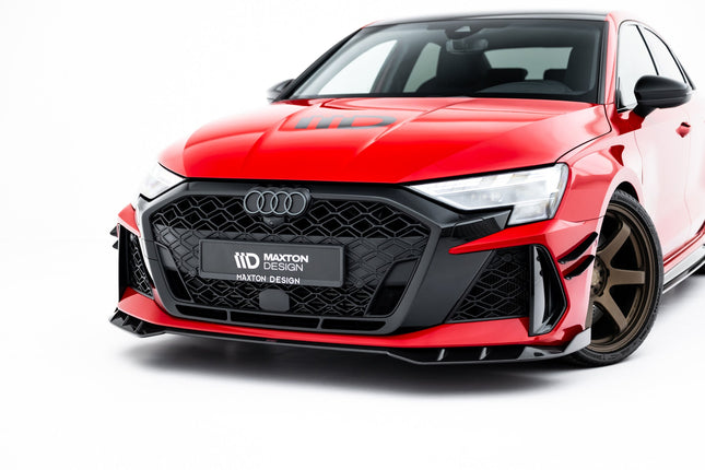 Frontsplitter i prepreg-kolfiber för Audi RS3 Sedan/Sportback 8Y Facelift