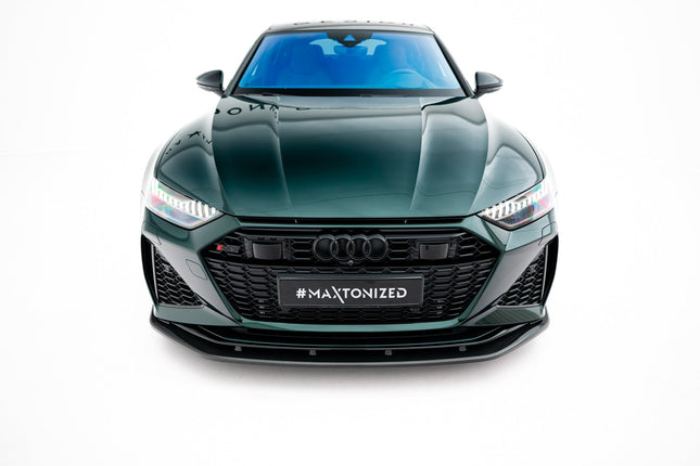 Frontsplitter i prepreg-kolfiber för Audi RS7 C8