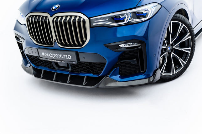 Frontsplitter i prepreg-kolfiber för BMW X7 M-Paket G07