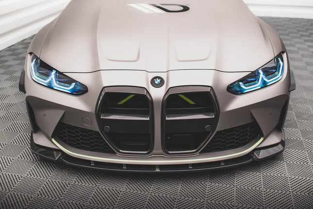 Frontsplitter V.1 i prepreg-kolfiber för BMW M4 G82/G82 Facelift