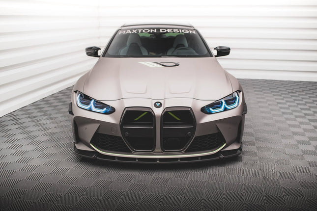 Frontsplitter V.1 i prepreg-kolfiber för BMW M4 G82/G82 Facelift
