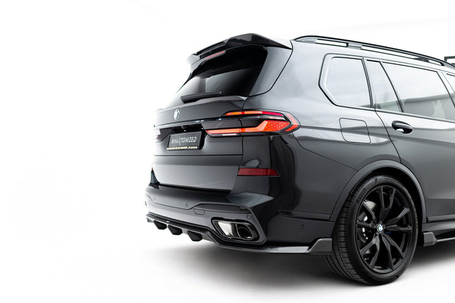 Nedre bakluckespoiler i prepreg-kolfiber för BMW X7 M-Paket G07 Facelift