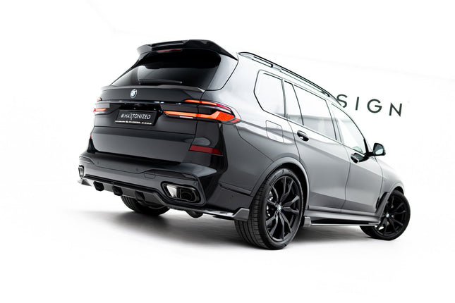 Övre bakluckespoiler i prepreg-kolfiber för BMW X7 M-Paket G07 Facelift
