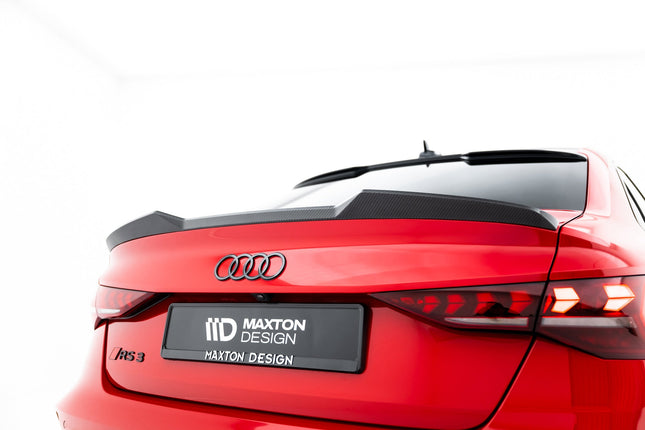 Bakluckespoiler V.1 i prepreg-kolfiber för Audi A3 S-Line/A3 Sedan/S3/RS3 8Y Facelift
