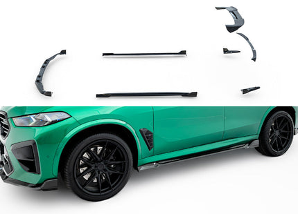 Splitterset i prepreg-kolfiber för BMW X5 M F95 Facelift