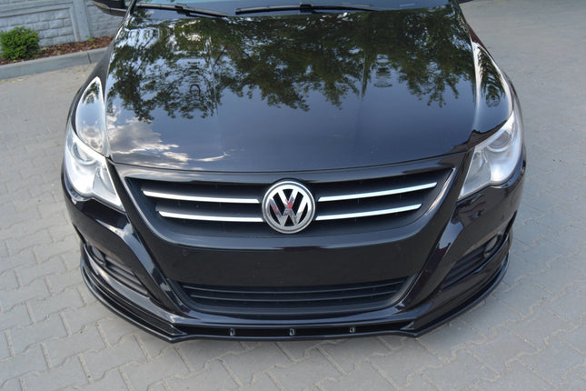 Frontsplitter V.1 för VW Passat CC (före facelift) Model, (för standardstötfångare)