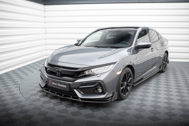 Frontsplitter med flaps för Honda Civic Sport MK10