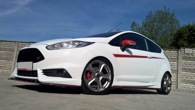 Frontsplitter för Ford Fiesta ST MK7 Facelift (för Maxton-stötfångare)