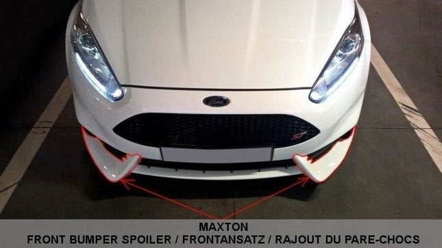 Frontsplitter för Ford Fiesta ST MK7 Facelift (för Maxton-stötfångare)