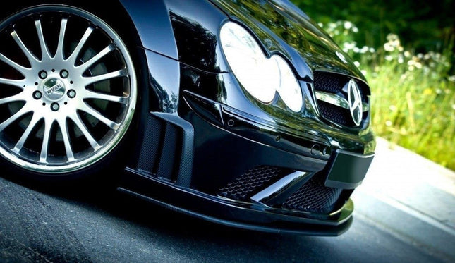 Frontsplitter för Mercedes CLK W209 Black (SL Black Series-look)