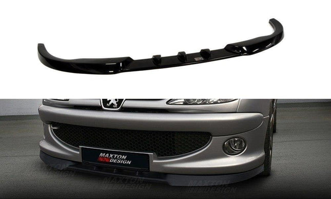 Frontsplitter för Peugeot 206 (för CC, RC, GTI, S16, XSI, XS, Sport)