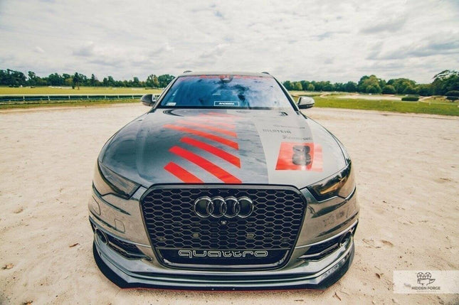 Frontsplitter Racing för Audi A6 C7 S-Line (2 splitters i satsen)