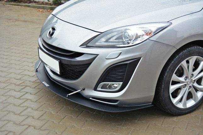 Frontsplitter Racing för Mazda 3 MK2 Sport (före facelift)