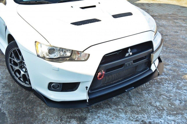 Frontsplitter Racing V.1 för Mitsubishi Lancer Evo X