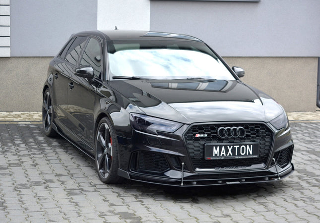 Frontsplitter Racing V.2 för Audi RS3 Sportback 8V Facelift