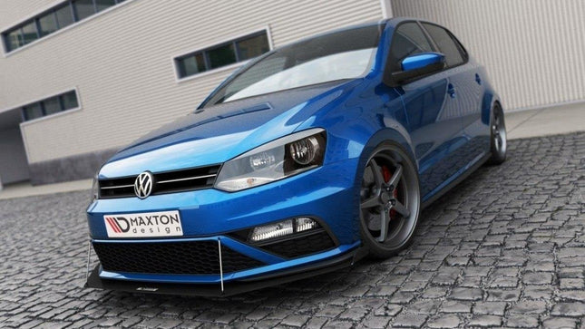 Frontsplitter Racing med vingar för VW Polo GTI MK5 Facelift