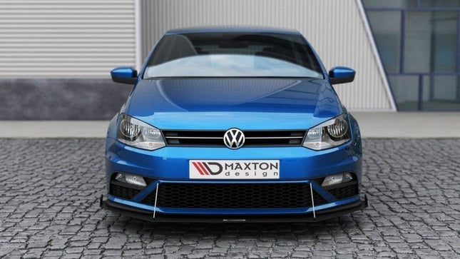 Frontsplitter Racing med vingar för VW Polo GTI MK5 Facelift