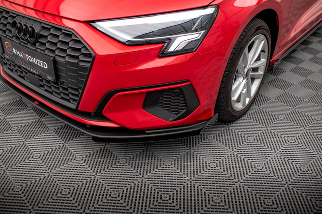 Frontsplitter Street Pro med flaps för Audi A3 8Y