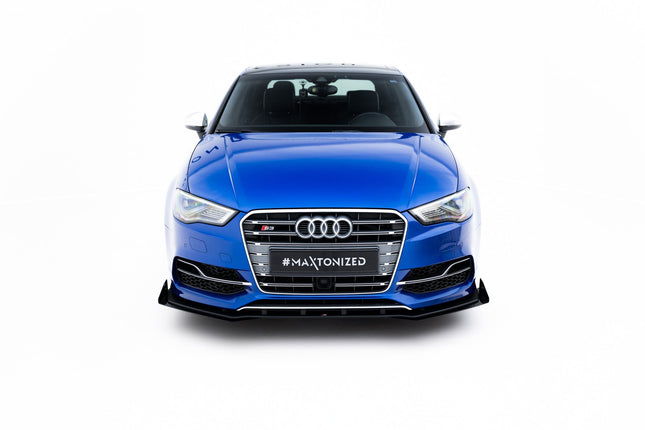 Frontsplitter Street Pro med flaps för Audi A3 S-Line Sedan/S3 8V