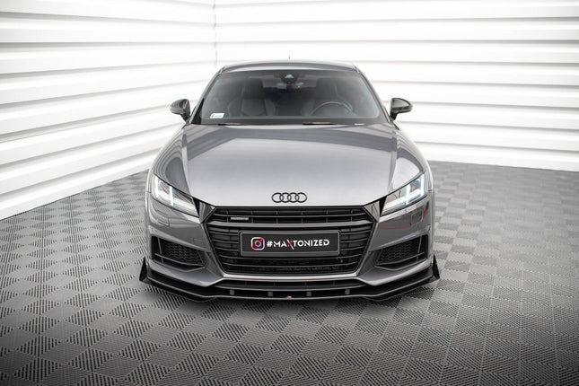 Frontsplitter Street Pro med flaps för Audi TT S/S-Line 8S