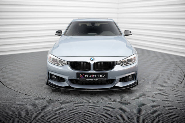 Frontsplitter Street Pro med flaps för BMW 4-serie M-Paket F32/F36/F33